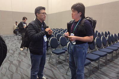 UBCのSongさんと議論