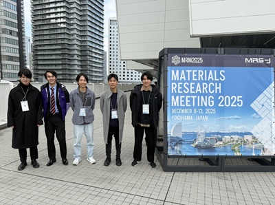 M2の5人全員で講演。いい思い出になりました